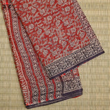 Bagru Block Printed  Kota Cotton Saree