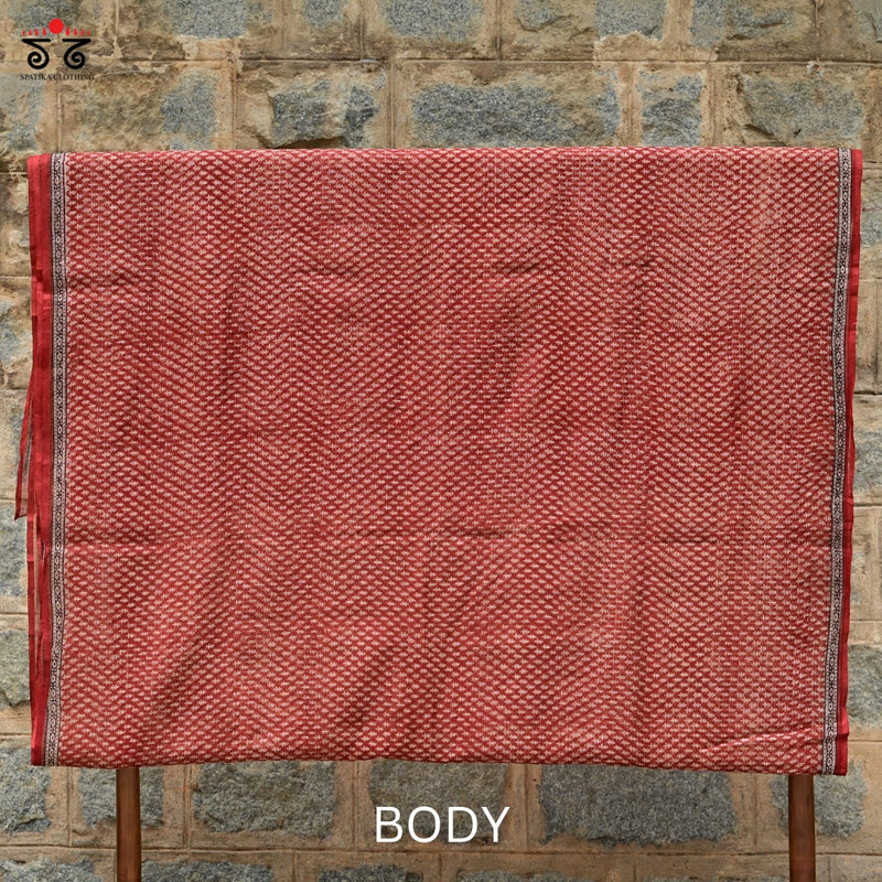 Bagru Block Printed  Kota Cotton Saree