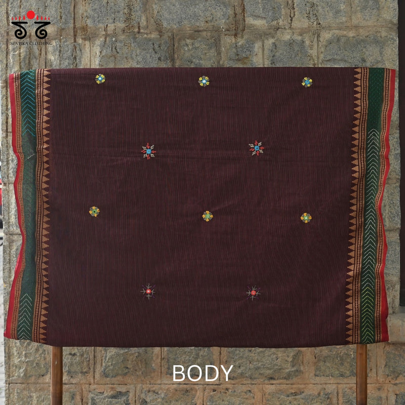 Lambani on Chettinad Cotton Saree
