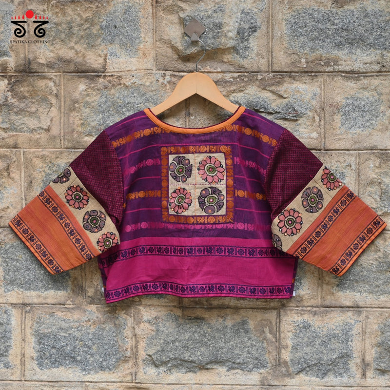 Chettinad Cotton - Pen Kalamkari Blouse