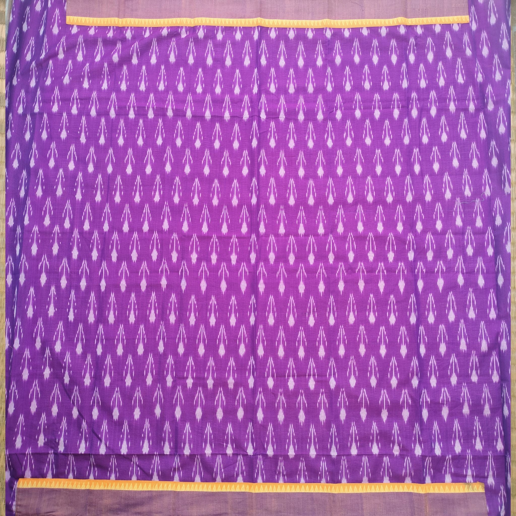 Andhra Handwoven Cotton Saree - Special Blouse