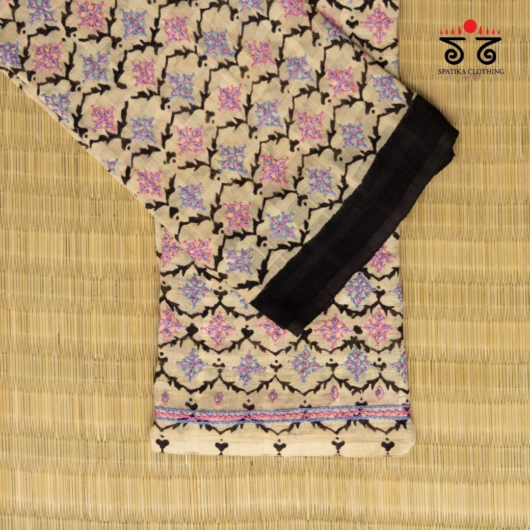 Banjara Handembroiderd Cotton Blouse Fabric