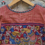 Pen Kalamkari Border Blouse