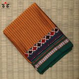Hand- Embroidered Khun Blouse Fabric