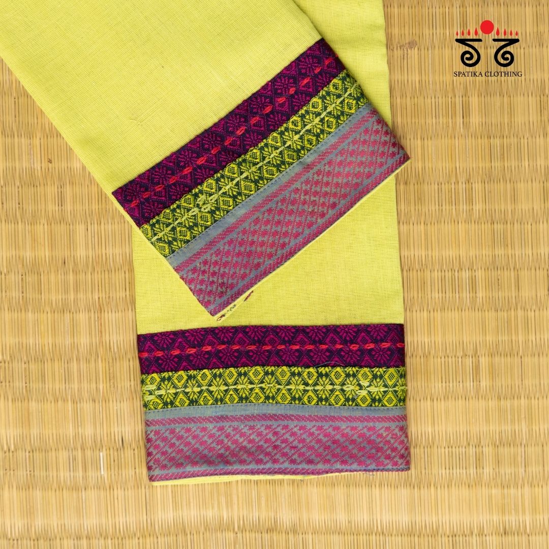 Hand Embroidered Blouse Fabric