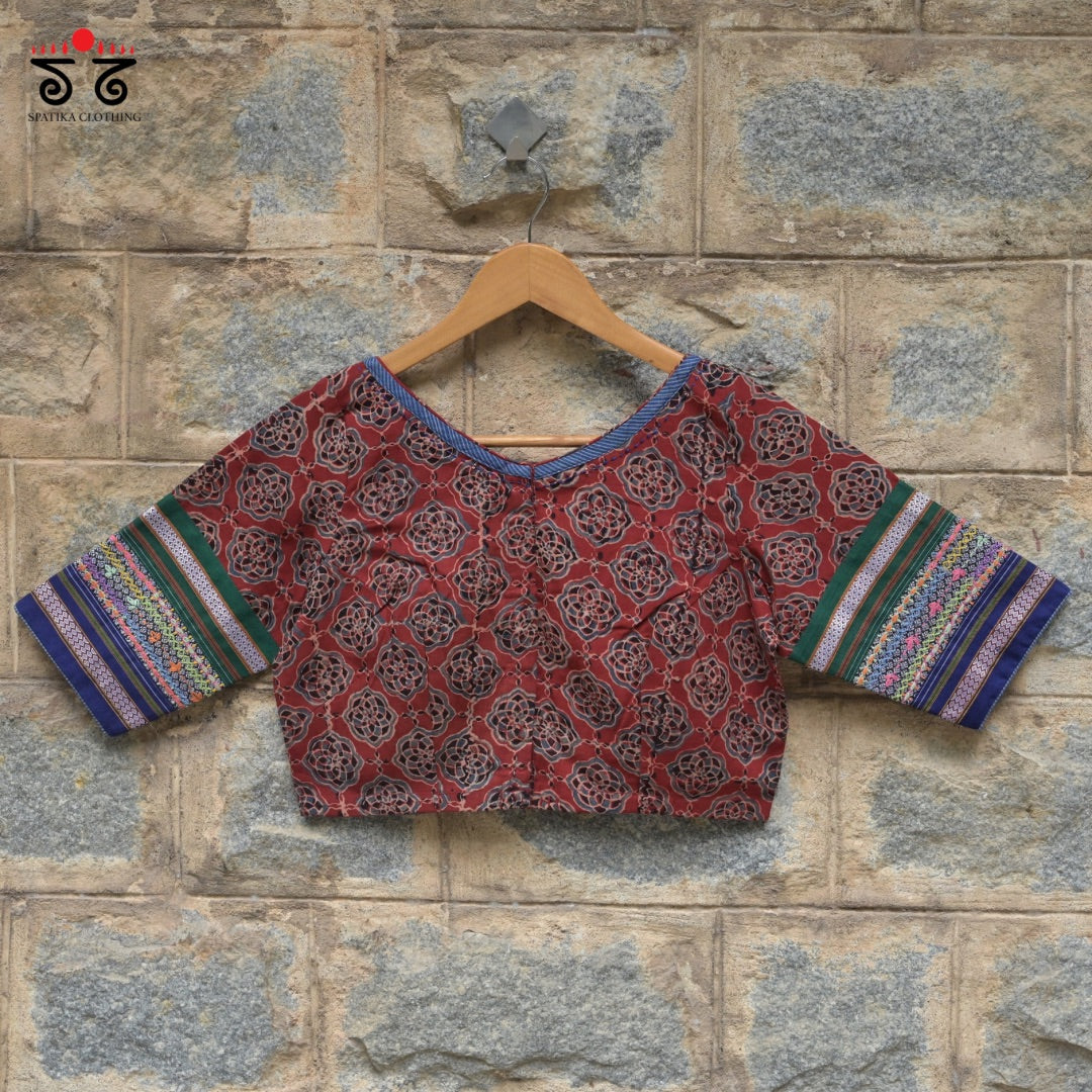 Khun - Lambani - Ajrak Hand Crafted Blouse