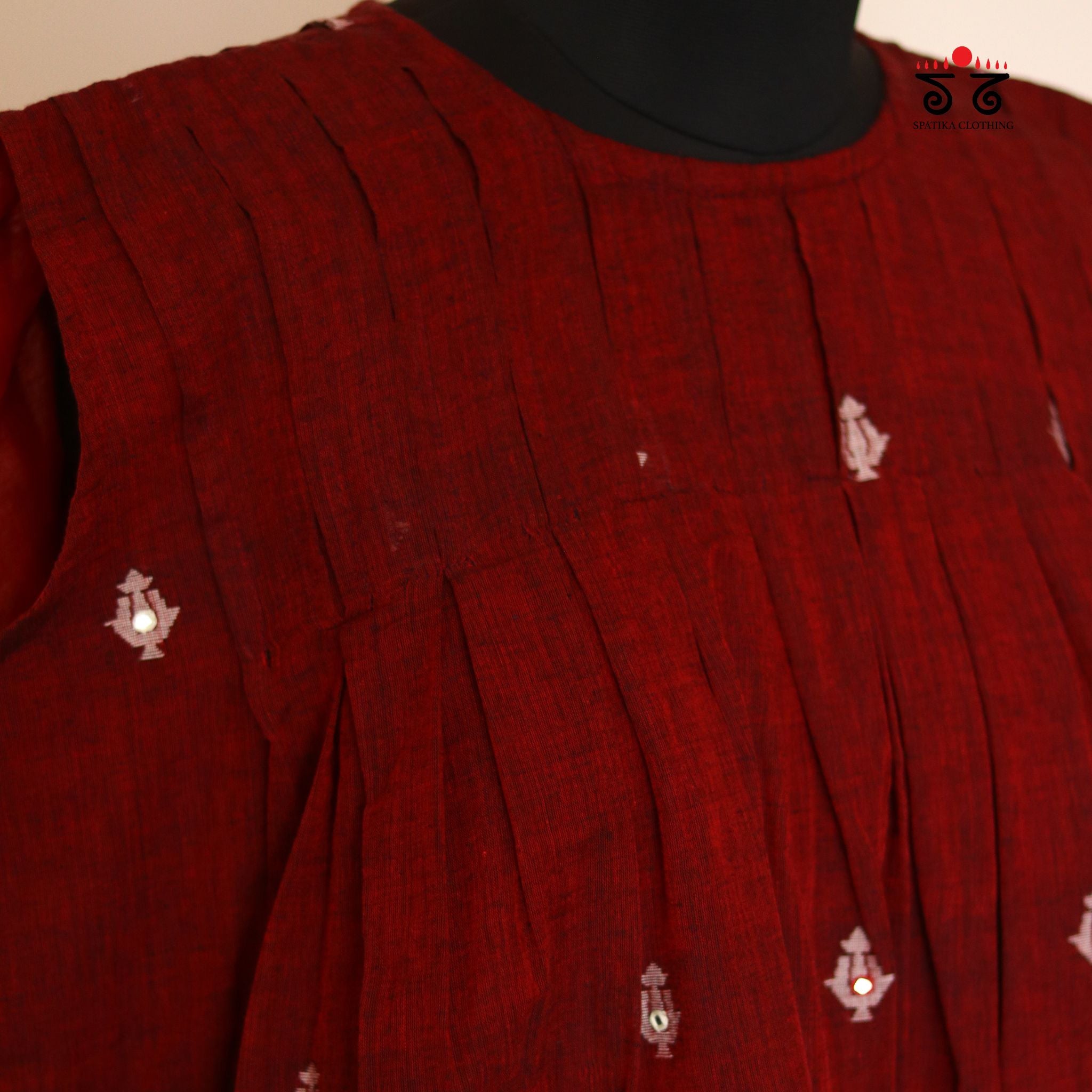 Jamdhani Handembroidered Top