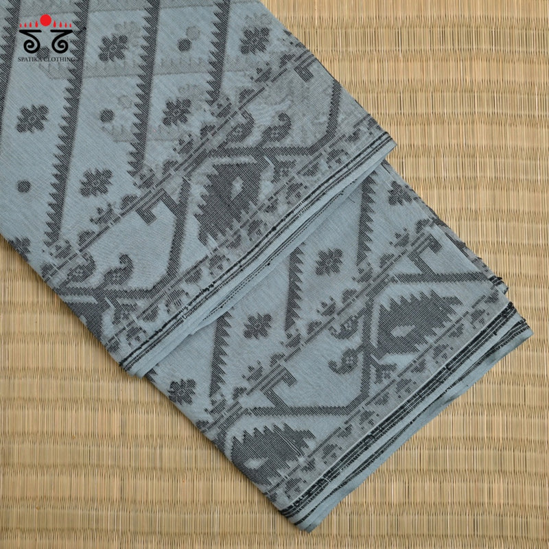 Jamdhani on Handwoven Cotton Saree