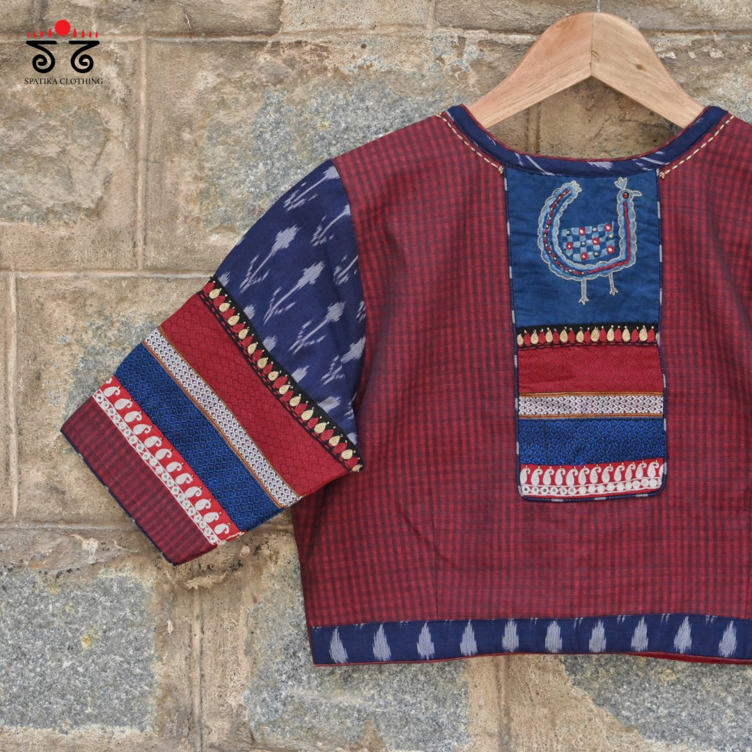 Morni Patchwork Blouse