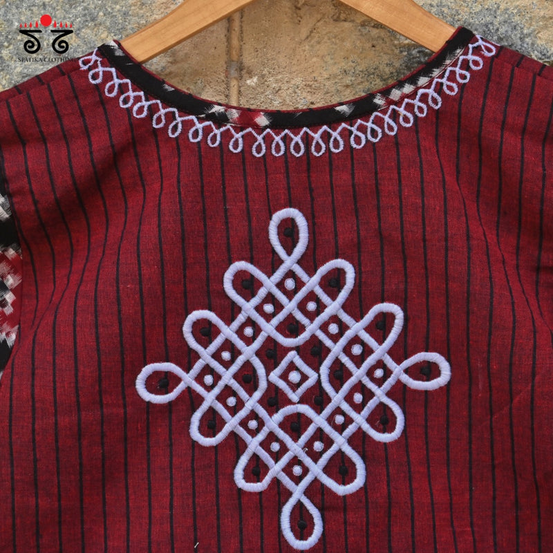 Telia Rumal - Kolam Blouse
