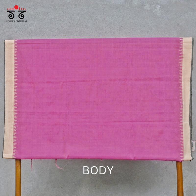 Ponduru Handspun Cotton Saree With Special Blouse Fabric