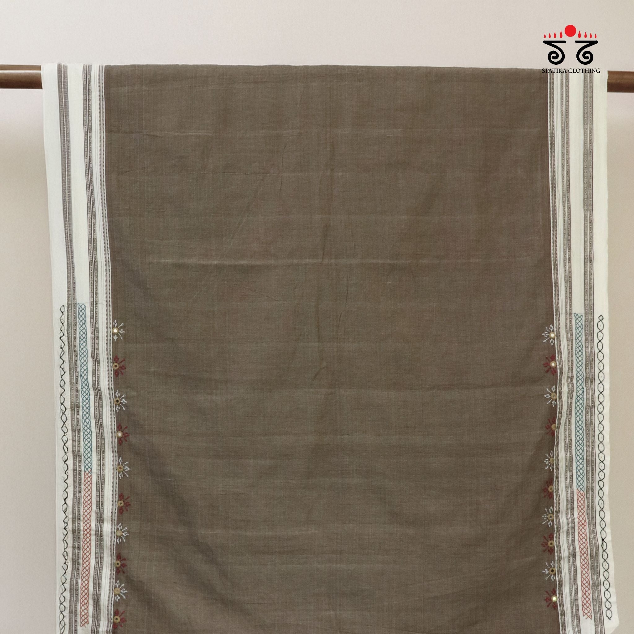 Lambani Handembroidery On ILkal Saree