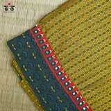 Hand- Embroidered Khun Blouse Fabric