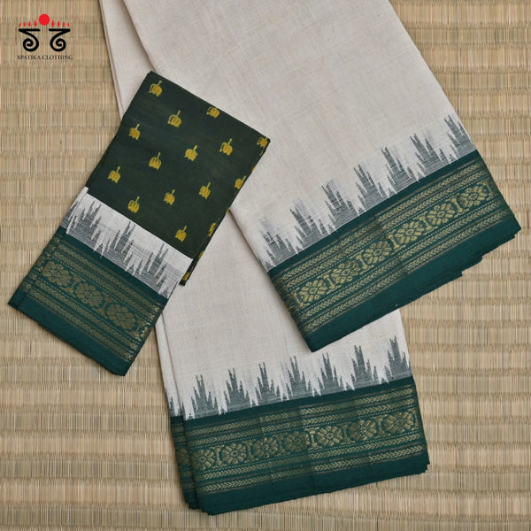 Ponduru Handspun Saree With Special Blouse