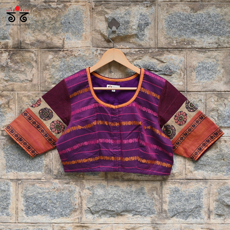 Chettinad Cotton - Pen Kalamkari Blouse