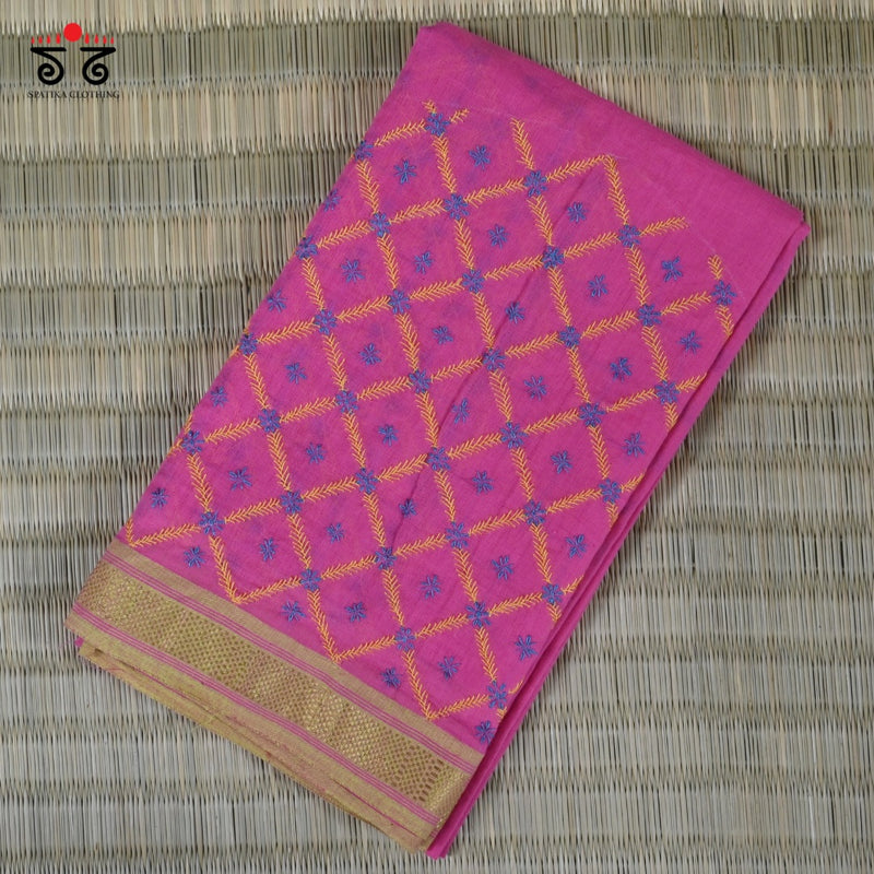 Mangalagiri - Banjara Hand Embroidered Blouse Fabric