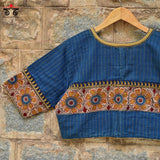 Pen Kalamkari Border Blouse