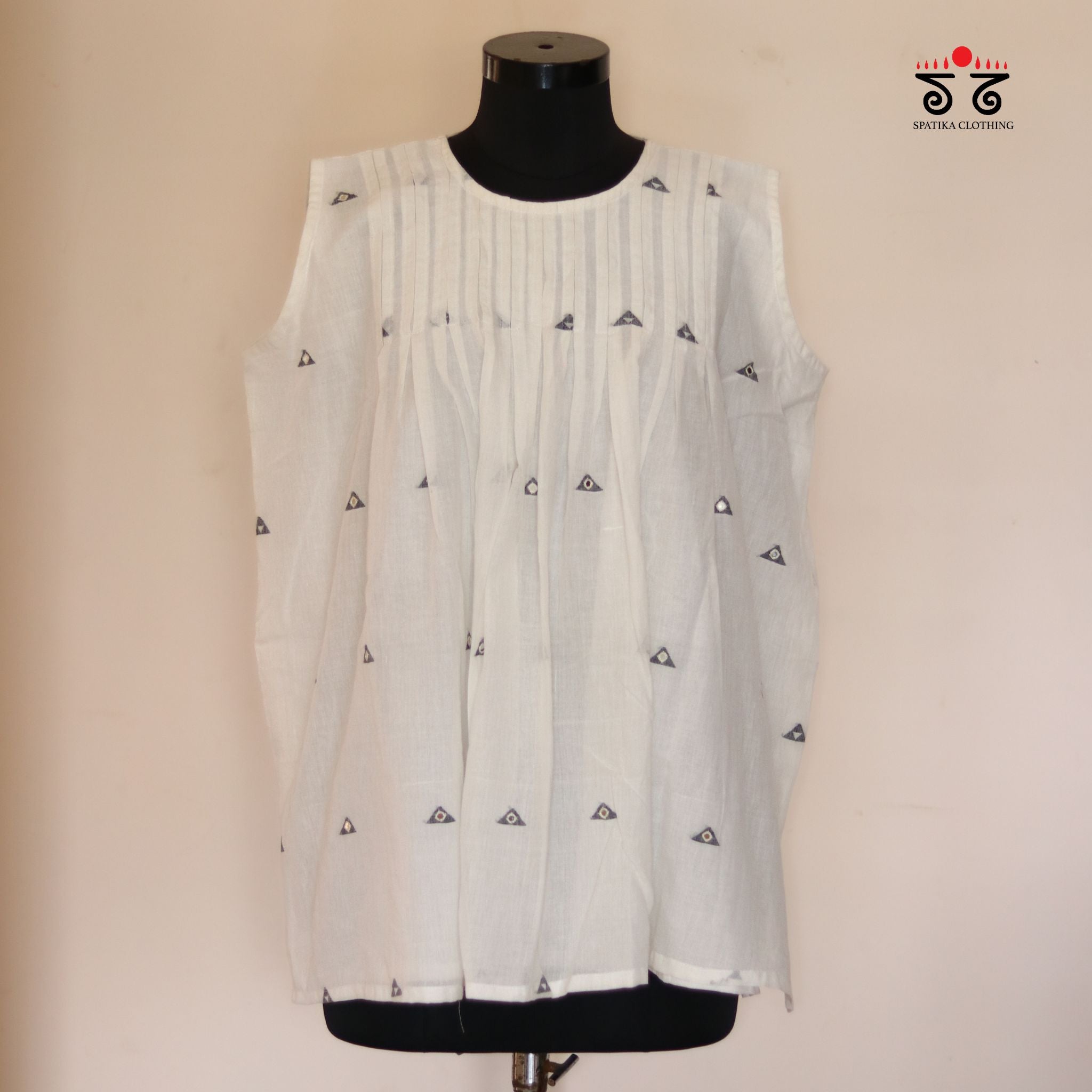 Jamdhani Hand Embroidered Top