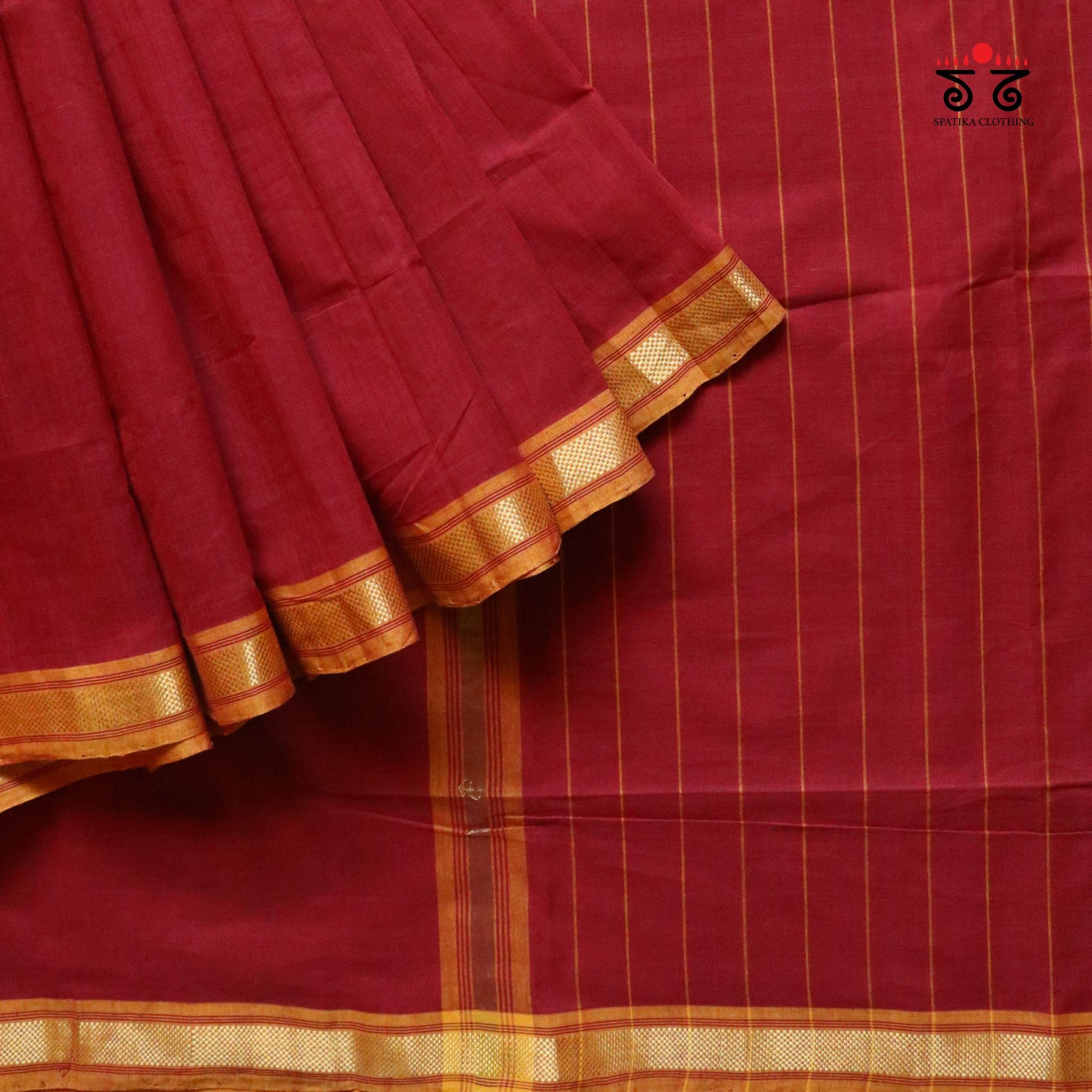 Andhra Handwoven Cotton Saree - Special Blouse
