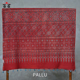 Ajrak Bandhani on Mulmul Cotton Saree