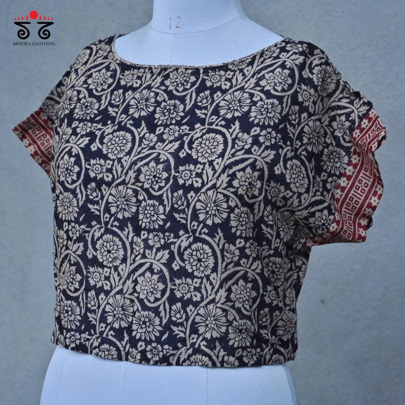 Hand - Blockprinted Crop Top