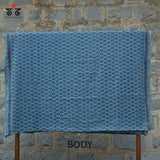 Ajrak on Mulmul Cotton Saree