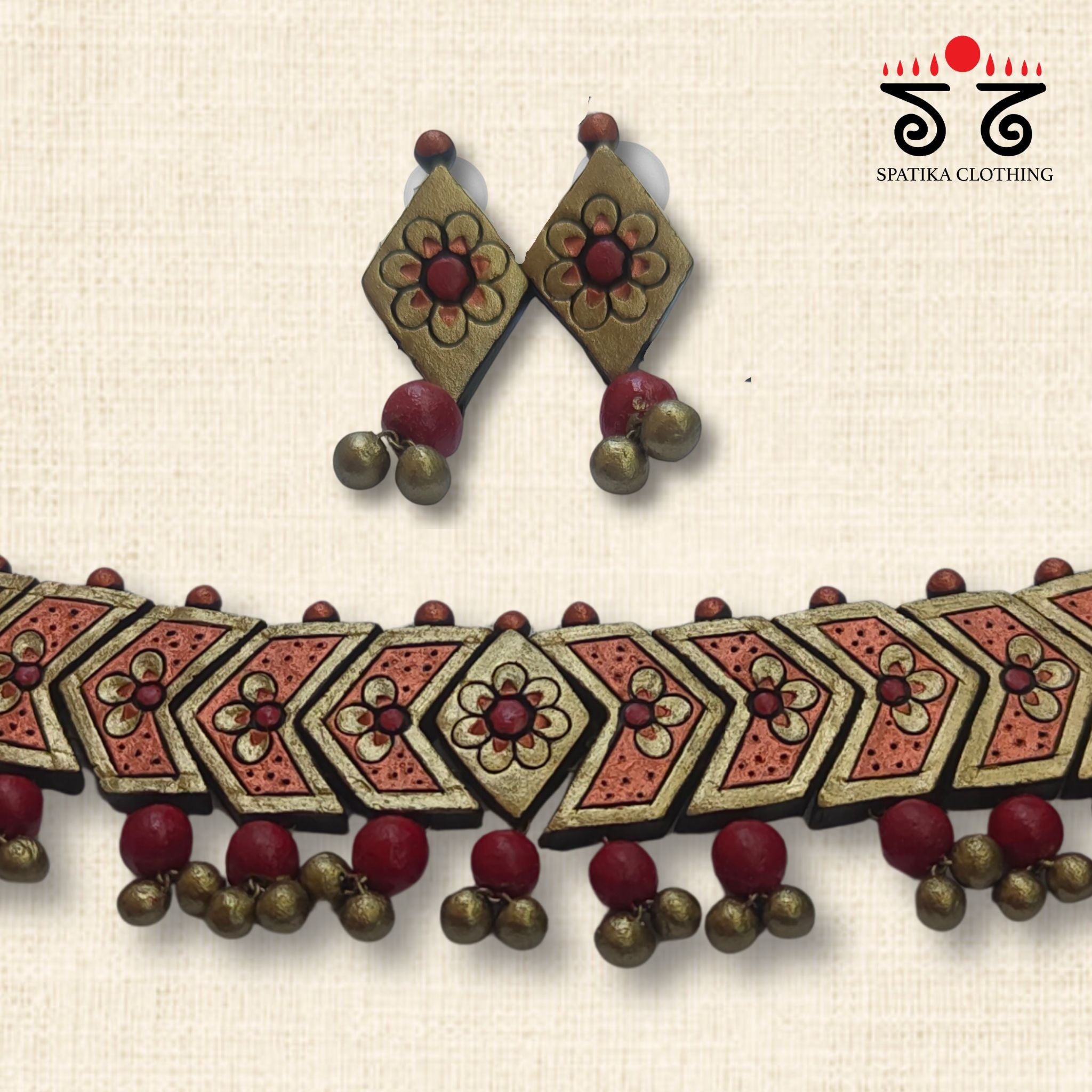 Terracotta Neck Set