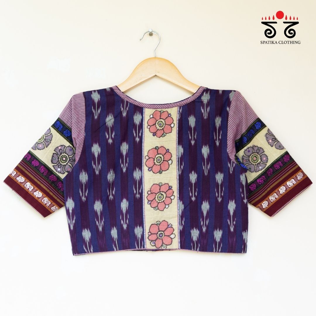 Ikat - Pen Kalamkari Handcrafted Blouse