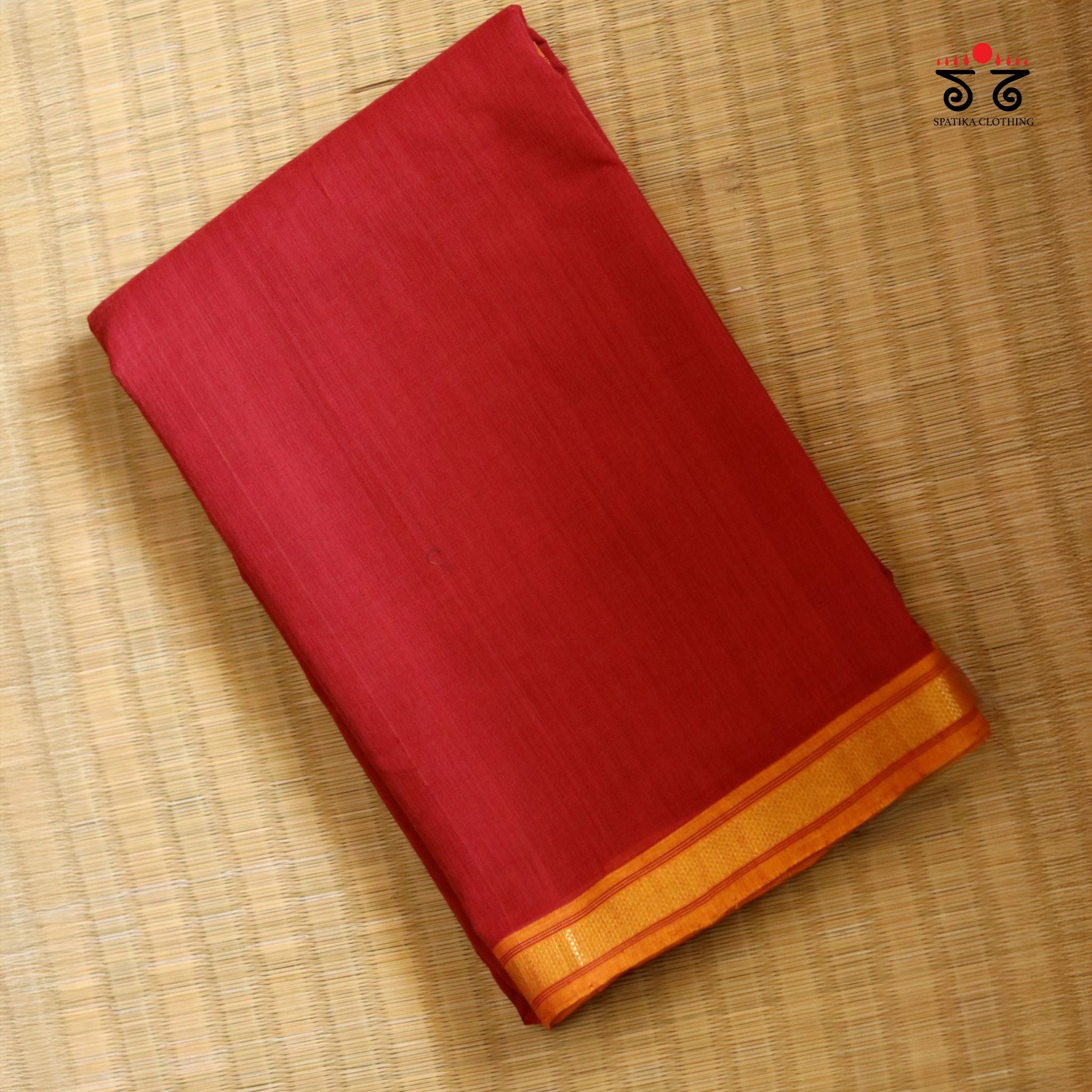 Andhra Handwoven Cotton Saree - Special Blouse