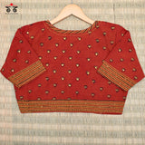 Lotus Ajrak Blouse
