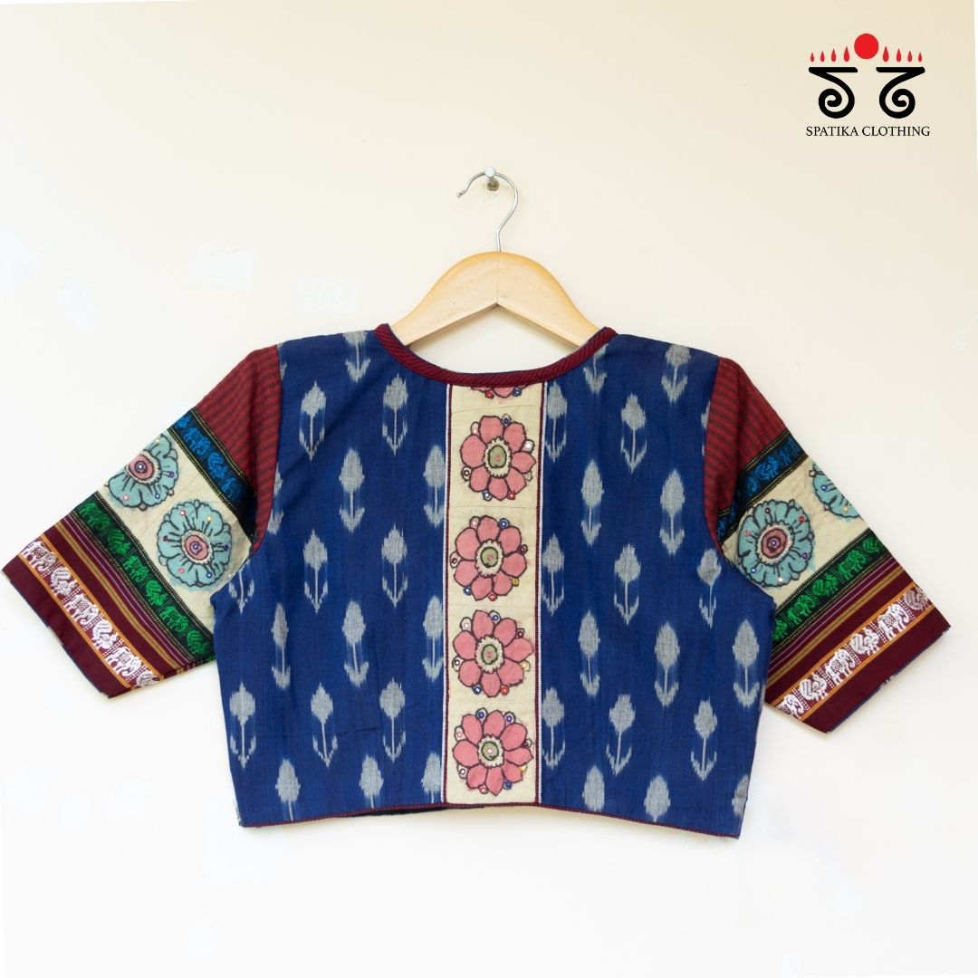 Ikat - Pen Kalamkari Handcrafted Blouse