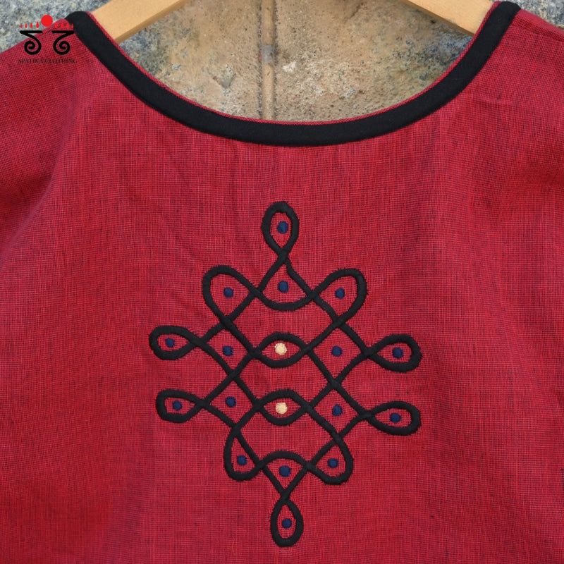 Ajrak - Kolam Blouse