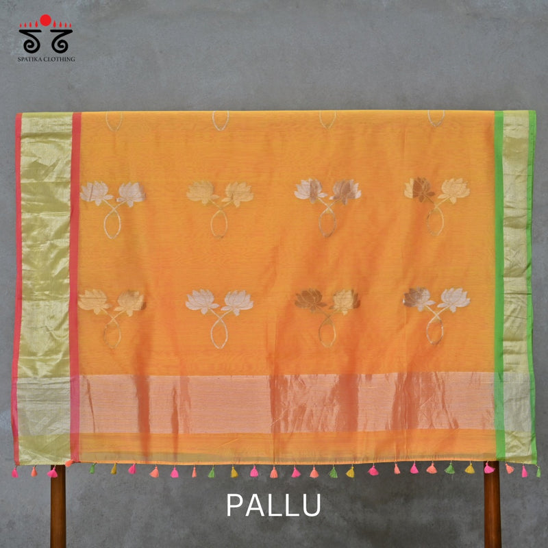 Chanderi Silk Cotton Saree