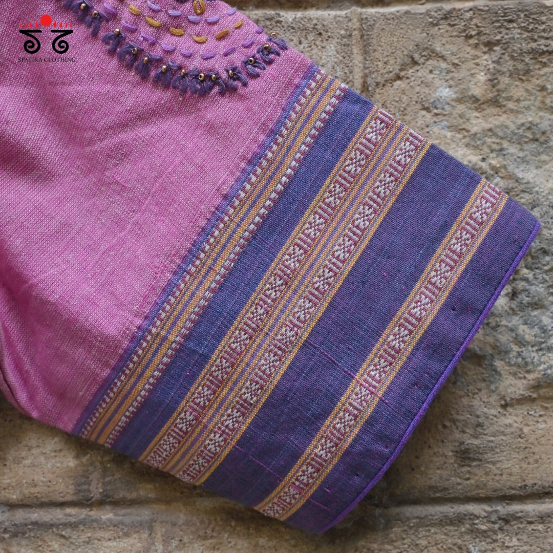 Chikan Hand - Embroidered Blouse