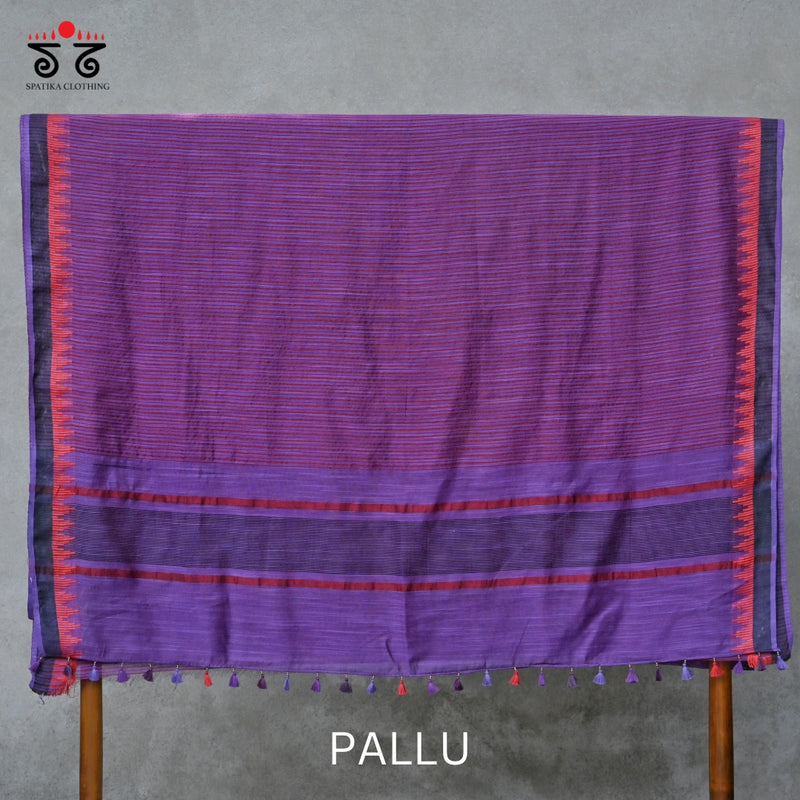 Tussar Linen Silk Cotton Saree