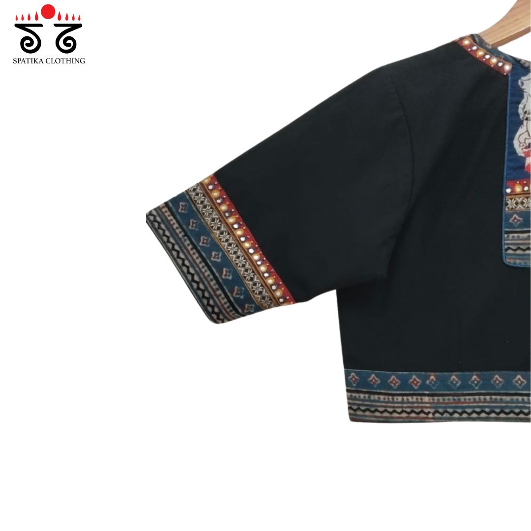 The Pichwai Patchwork Blouse