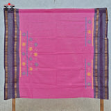 Madurai Sungudi Cotton - Banjara Hand Embroidered Blouse Fabric