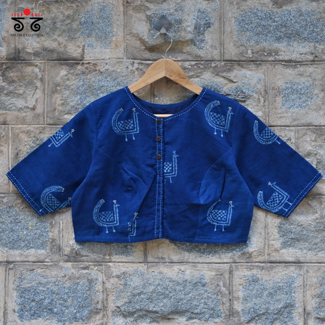 Morni - Hand Embroidered Blouse