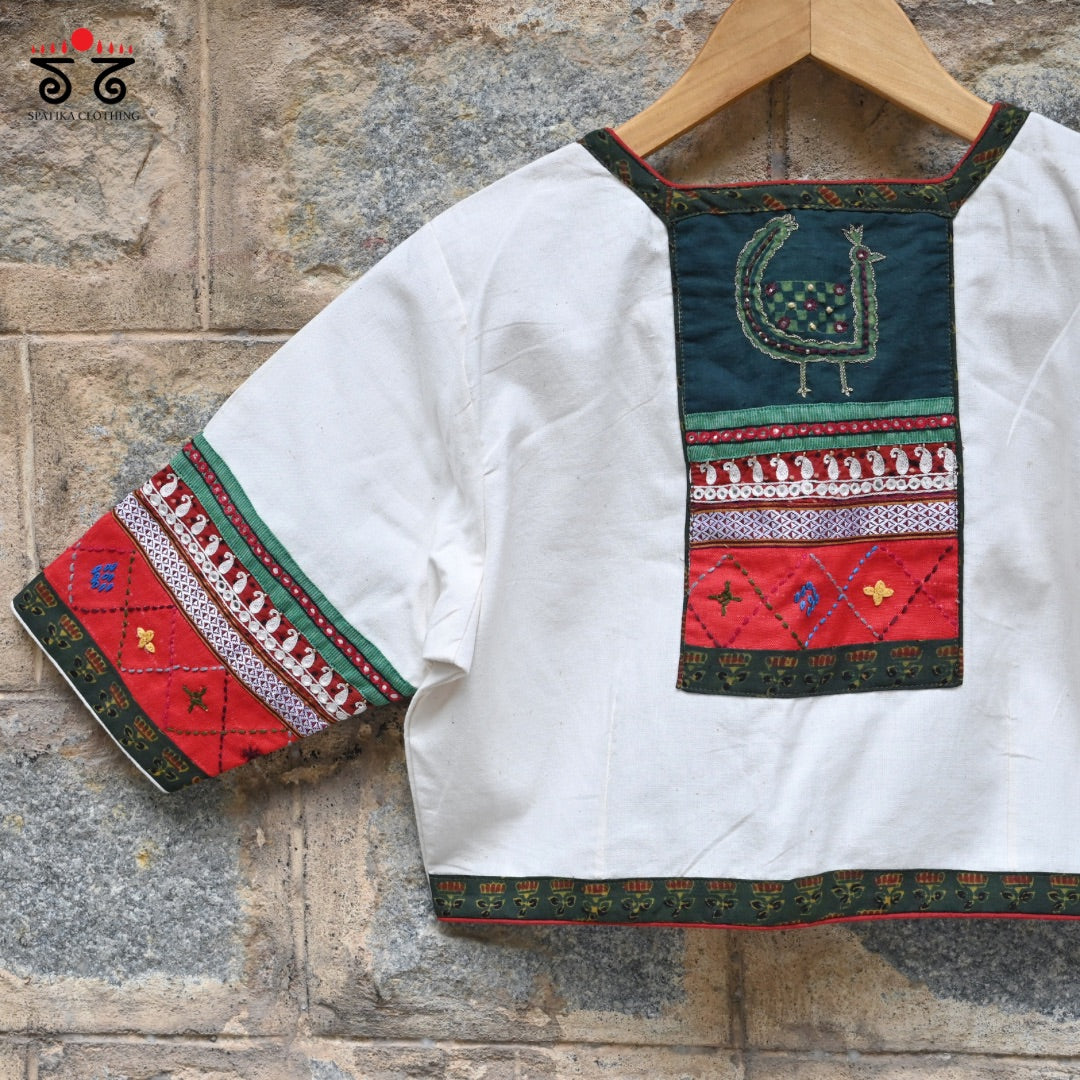 Morni Patchwork Blouse