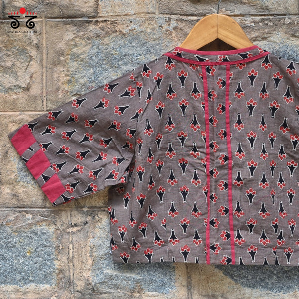 Ajrak Hand - Blockprinted Blouse