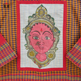 Goddess Face Pen kalamkari - Kanchi Cotton Blouse - Limited Edition!!