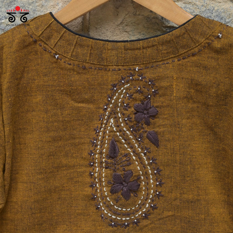 Chikan Hand - Embroidered Blouse