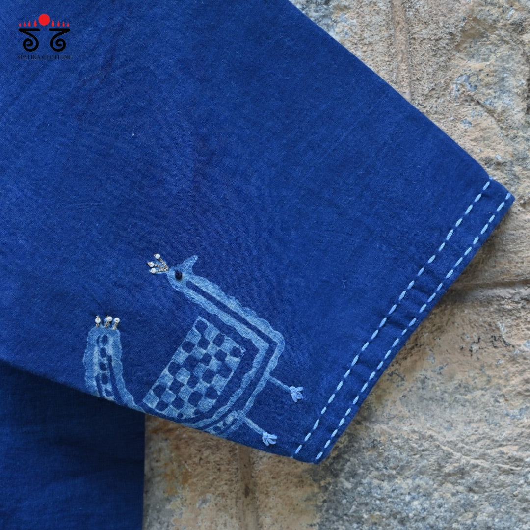 Morni - Hand Embroidered Blouse
