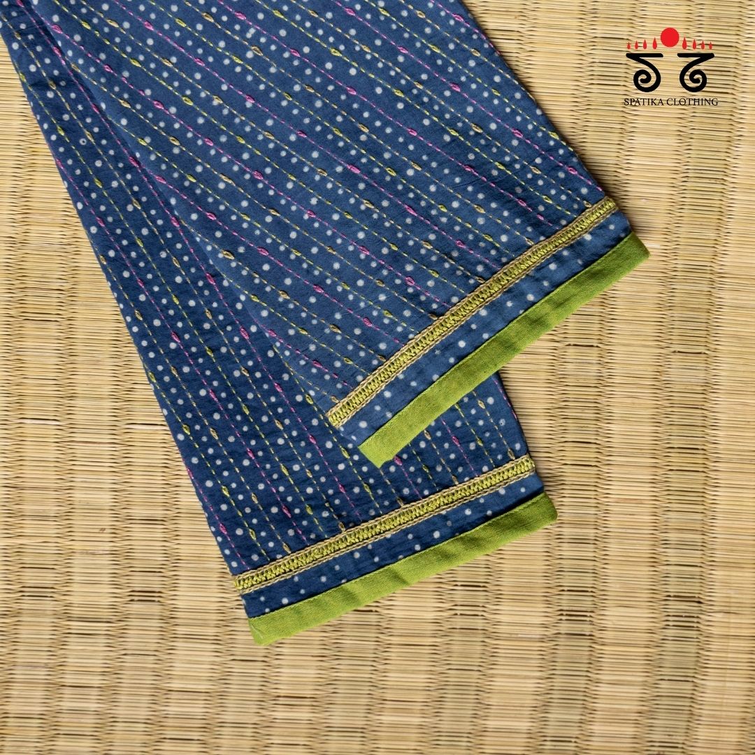 Banjara Handembroiderd Cotton Blouse Fabric
