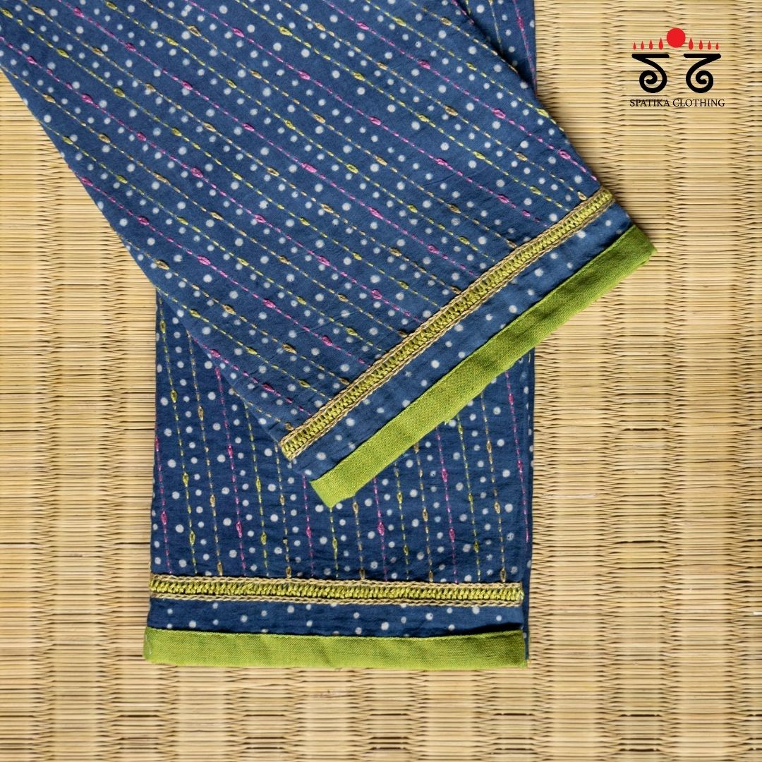 Banjara Handembroiderd Cotton Blouse Fabric