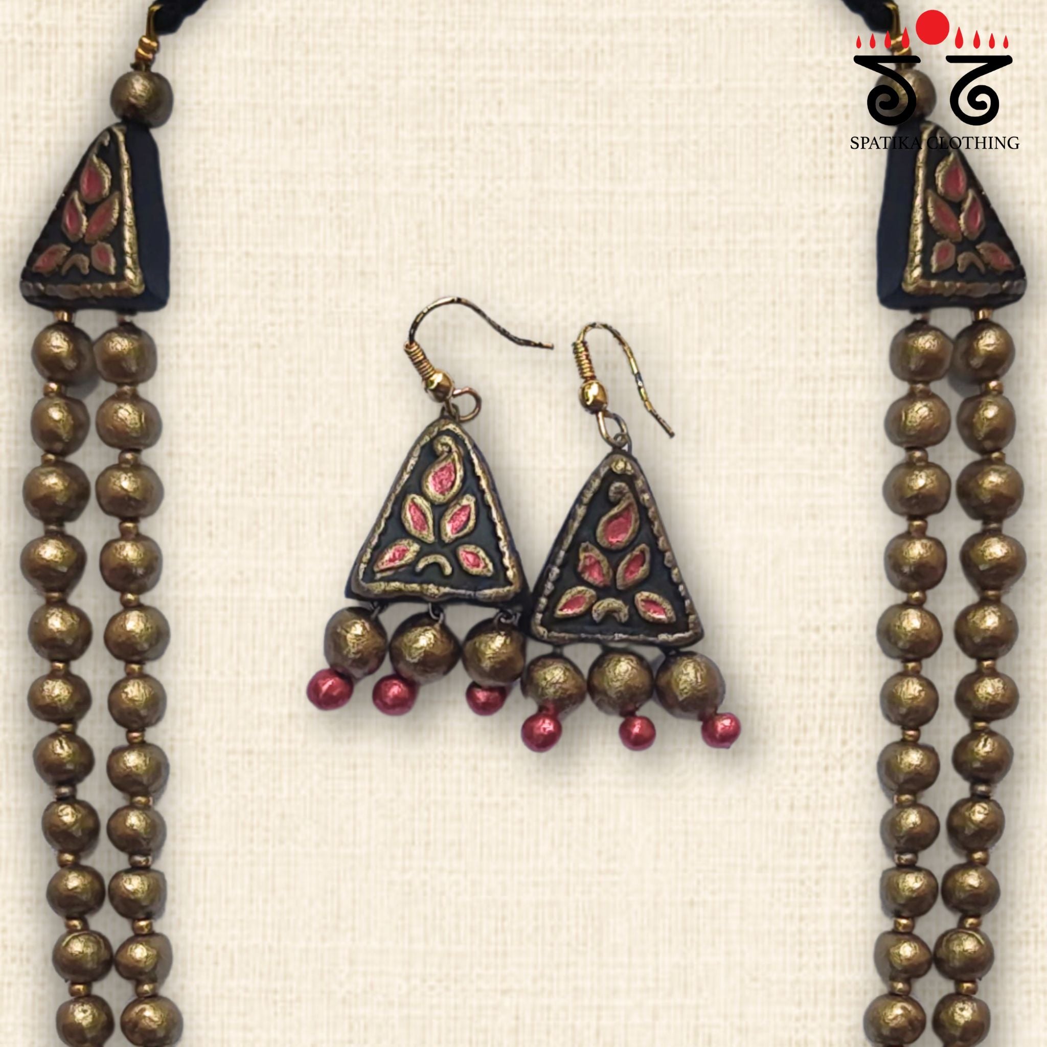 Terracotta Necklace Set