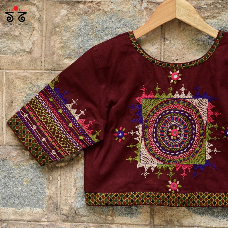Lambani - Ajrak Hand Crafted Blouse
