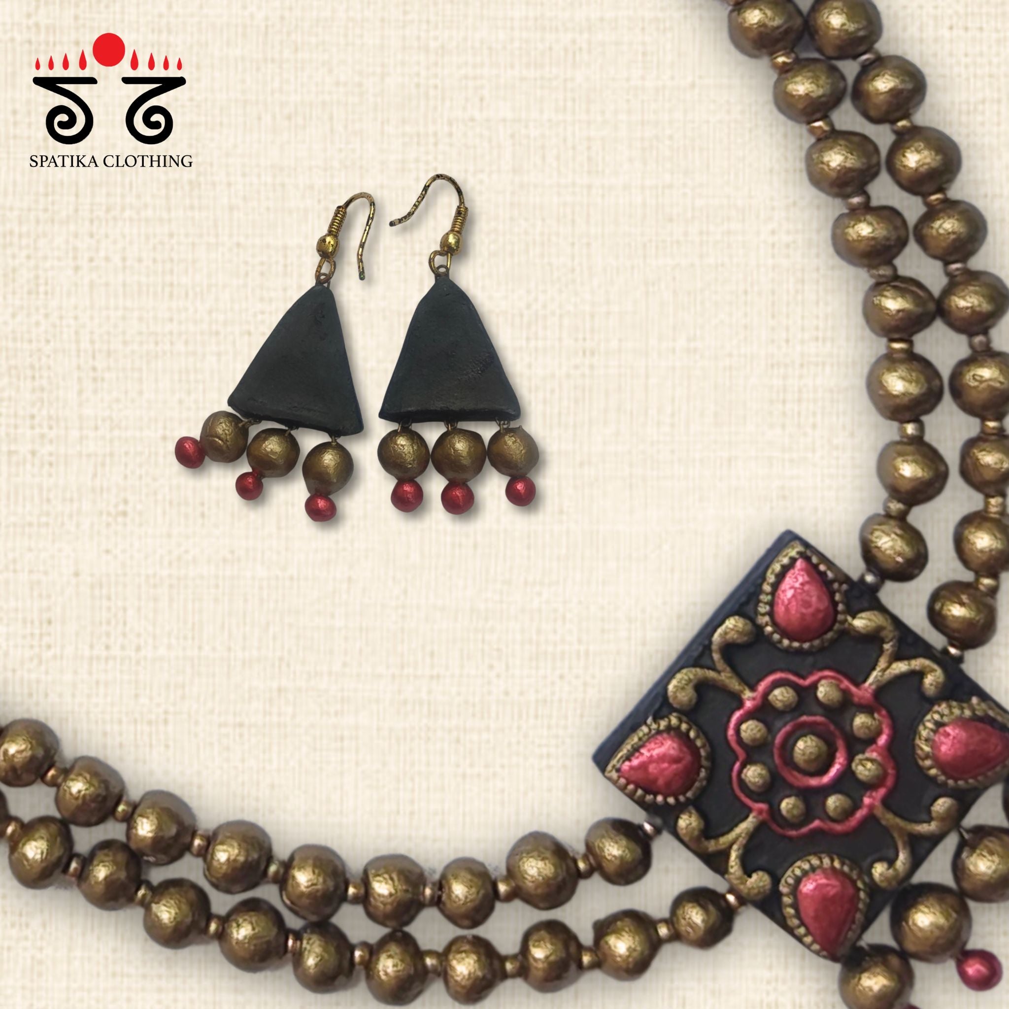 Terracotta Necklace Set