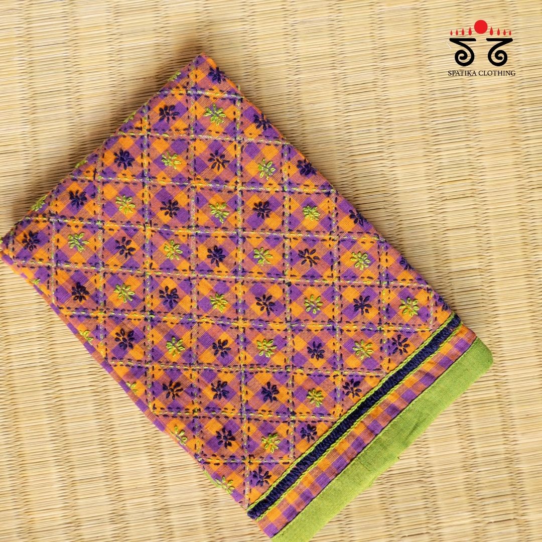 Banjara Handembroiderd Cotton Blouse Fabric