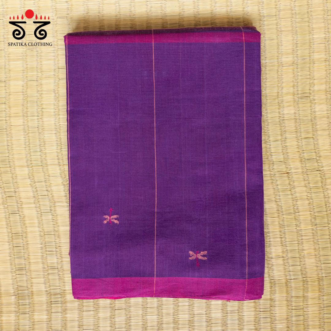Jamdani Andhra Handwoven Cotton Saree